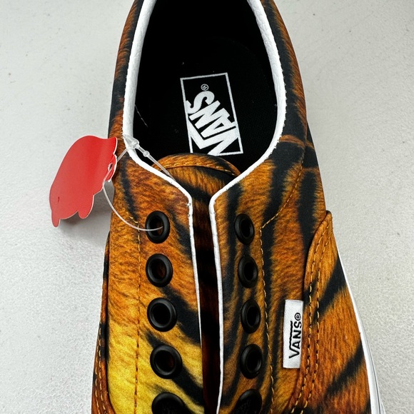 Vans Mens Womens Skate Shoes ERA Size 8.5/10 Tiger/True White NEW - Picture 9 of 14